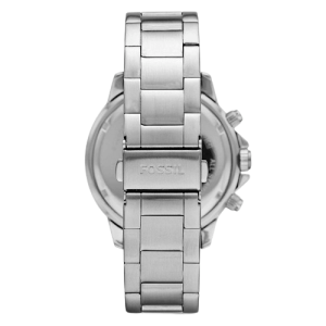 Fossil Men’s Quartz Silver Stainless Steel Blue Dial 45mm Watch BQ2503