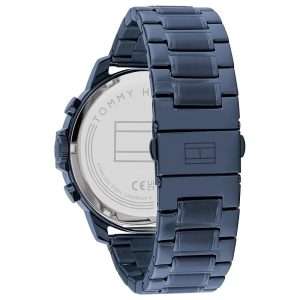 Tommy Hilfiger Men’s Quartz Blue Stainless Steel Grey Dial 50mm Watch 1710493 UAE DUBAI AJMAN SHARJAH ABU DHABI RAS AL KHAIMA UMM UL QUWAIN ALAIN FUJAIRAH
