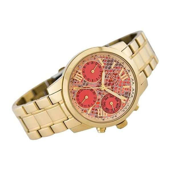 Guess Women’s Quartz Gold Stainless Steel Multicolor Dial 42mm Watch W0330L11 UAE DUBAI AJMAN SHARJAH ABU DHABI RAS AL KHAIMA UMM UL QUWAIN ALAIN FUJAIRAH