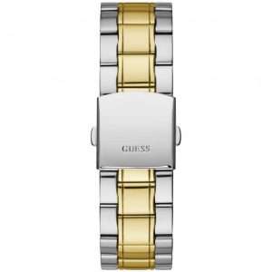 Guess Men’s Quartz Two Tone Stainless Steel Green Dial 44mm Watch GW0010G2