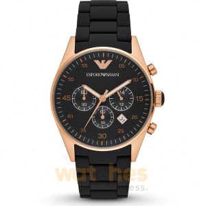 Emporio Armani Men’s Quartz Black Stainless Steel Black Dial 43mm Watch AR5905