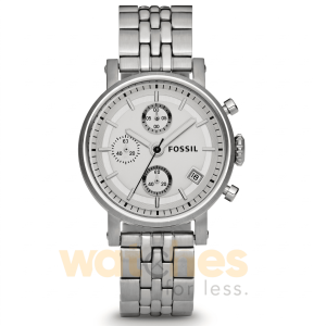 Fossil Women’s Quartz Silver Stainless Steel Silver Dial 40mm Watch ES2198 UAE DUBAI AJMAN SHARJAH ABU DHABI RAS AL KHAIMA UMM UL QUWAIN ALAIN FUJAIRAH