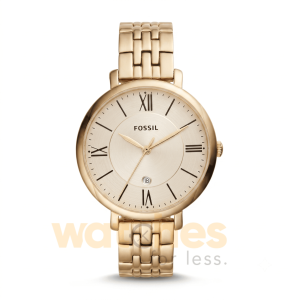 Fossil Women’s Quartz Gold Stainless Steel Champagne Dial 36mm Watch ES3434