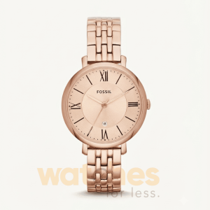 Fossil Women’s Quartz Rose Gold Stainless Steel Rose Gold Dial 36mm Watch ES3435