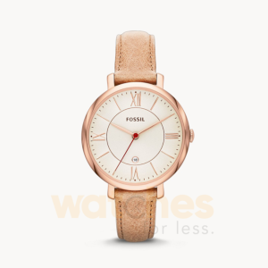Fossil Women’s Quartz Light Brown Leather Strap Cream Dial 36mm Watch ES3487 UAE DUBAI AJMAN SHARJAH ABU DHABI RAS AL KHAIMA UMM UL QUWAIN ALAIN FUJAIRAH