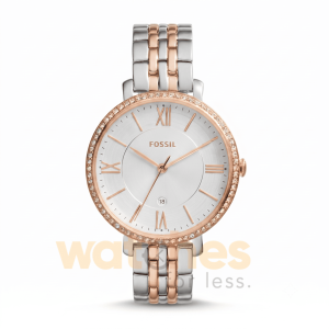 Fossil Women’s Quartz Two Tone Stainless Steel White Dial 36mm Watch ES3634