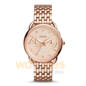 Fossil Women’s Quartz Rose Gold Stainless Steel Rose Gold Dial 36mm Watch ES3713