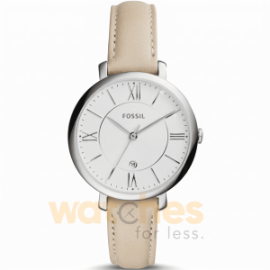 Fossil Women’s Quartz Beige Leather Strap White Dial 36mm Watch ES3793 UAE DUBAI AJMAN SHARJAH ABU DHABI RAS AL KHAIMA UMM UL QUWAIN ALAIN FUJAIRAH