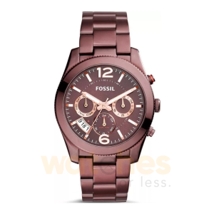Fossil Women’s Quartz Wine Stainless Steel Wine Dial 39mm Watch ES4110