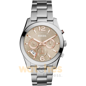 Fossil Women’s Quartz Silver Stainless Steel Taupe Dial 40mm Watch ES4146