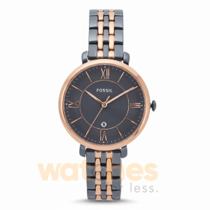 Fossil Women’s Quartz Two Tone Stainless Steel Blue Dial 36mm Watch ES4321