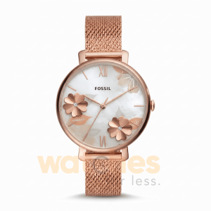 Fossil Women’s Quartz Rose Gold Stainless Steel Mother Of Pearl Dial 36mm Watch ES4534