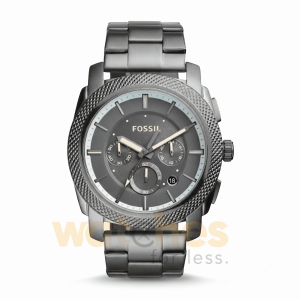 Fossil Men’s Quartz Grey Stainless Steel Grey Dial 45mm Watch FS5172 UAE DUBAI AJMAN SHARJAH ABU DHABI RAS AL KHAIMA UMM UL QUWAIN ALAIN FUJAIRAH