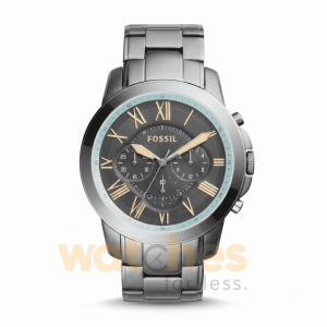 Fossil Men’s Quartz Grey Stainless Steel Grey Dial 44mm Watch FS5185