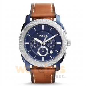 Fossil Men’s Quartz Brown Leather Strap Blue Dial 45mm Watch FS5232 UAE DUBAI AJMAN SHARJAH ABU DHABI RAS AL KHAIMA UMM UL QUWAIN ALAIN FUJAIRAH