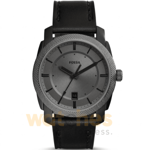 Fossil Men’s Quartz Black Leather Strap Grey Dial 42mm Watch FS5265