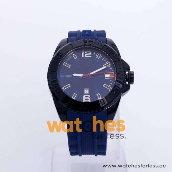 Tommy Hilfiger Men’s Quartz Blue Silicone Strap Blue Dial 46mm Watch 1791040 UAE DUBAI AJMAN SHARJAH ABU DHABI RAS AL KHAIMA UMM UL QUWAIN ALAIN FUJAIRAH