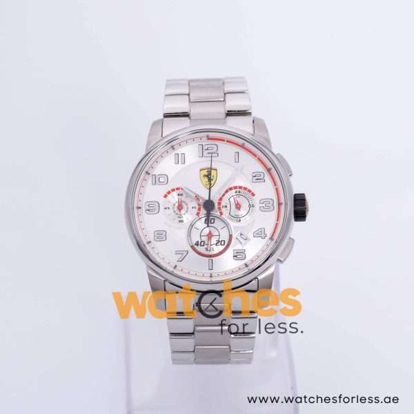 Ferrari Men’s Quartz Silver Stainless Steel Silver Dial 44mm Watch 830055 UAE DUBAI AJMAN SHARJAH ABU DHABI RAS AL KHAIMA UMM UL QUWAIN ALAIN FUJAIRAH