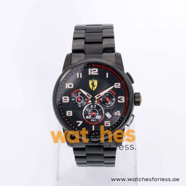 Ferrari Men’s Quartz Black Stainless Steel Black Dial 44mm Watch 830054 UAE DUBAI AJMAN SHARJAH ABU DHABI RAS AL KHAIMA UMM UL QUWAIN ALAIN FUJAIRAH