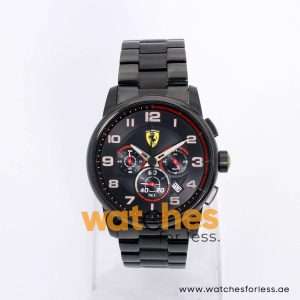 Ferrari Men’s Quartz Black Stainless Steel Black Dial 44mm Watch 830054 UAE DUBAI AJMAN SHARJAH ABU DHABI RAS AL KHAIMA UMM UL QUWAIN ALAIN FUJAIRAH