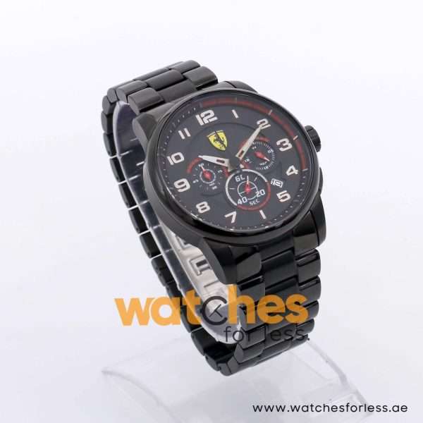 Ferrari Men’s Quartz Black Stainless Steel Black Dial 44mm Watch 830054 UAE DUBAI AJMAN SHARJAH ABU DHABI RAS AL KHAIMA UMM UL QUWAIN ALAIN FUJAIRAH