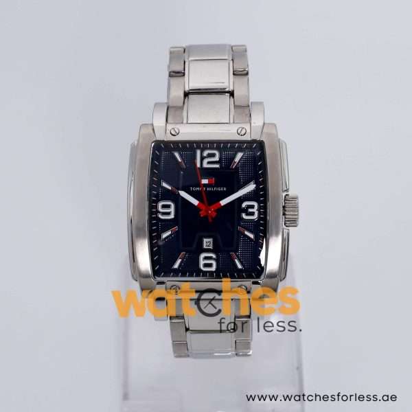 Tommy Hilfiger Men’s Quartz Silver Stainless Steel Dark Blue Dial 39mm Watch 1790657 UAE DUBAI AJMAN SHARJAH ABU DHABI RAS AL KHAIMA UMM UL QUWAIN ALAIN FUJAIRAH