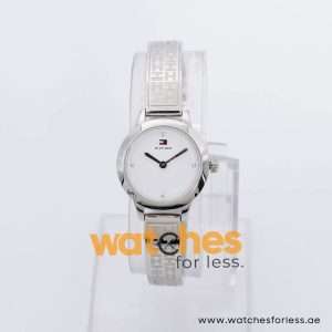 Tommy Hilfiger Women’s Quartz Silver Stainless Steel White Dial 25mm Watch 1781090 UAE DUBAI AJMAN SHARJAH ABU DHABI RAS AL KHAIMA UMM UL QUWAIN ALAIN FUJAIRAH