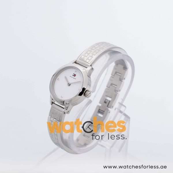 Tommy Hilfiger Women’s Quartz Silver Stainless Steel White Dial 25mm Watch 1781090 UAE DUBAI AJMAN SHARJAH ABU DHABI RAS AL KHAIMA UMM UL QUWAIN ALAIN FUJAIRAH