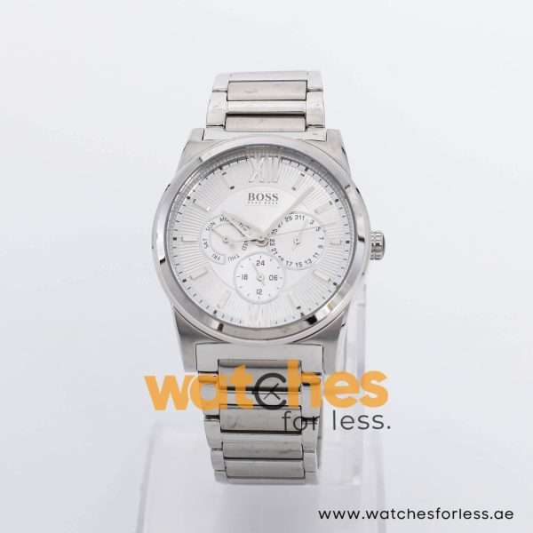 Hugo Boss Men’s Quartz Silver Stainless Steel Silver Dial 40mm Watch HB1512587 UAE DUBAI AJMAN SHARJAH ABU DHABI RAS AL KHAIMA UMM UL QUWAIN ALAIN FUJAIRAH