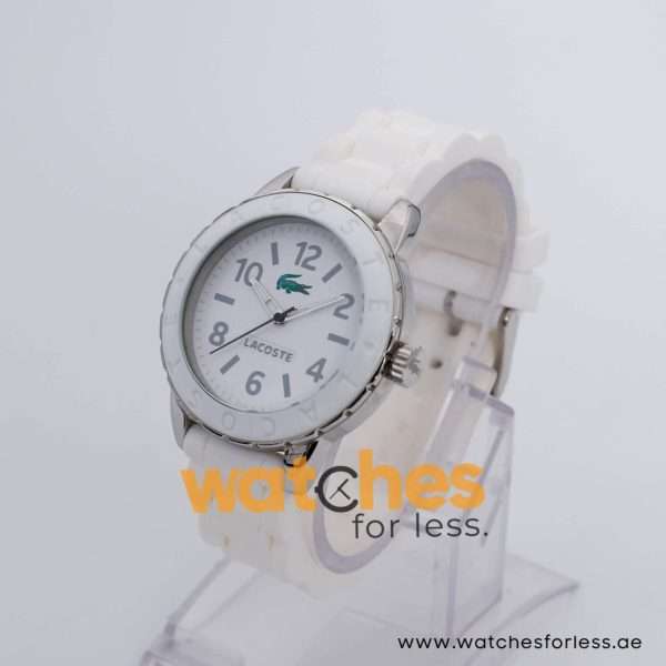 Lacoste Women’s Quartz White Silicone Strap White Dial 40mm Watch 2000689 UAE DUBAI AJMAN SHARJAH ABU DHABI RAS AL KHAIMA UMM UL QUWAIN ALAIN FUJAIRAH