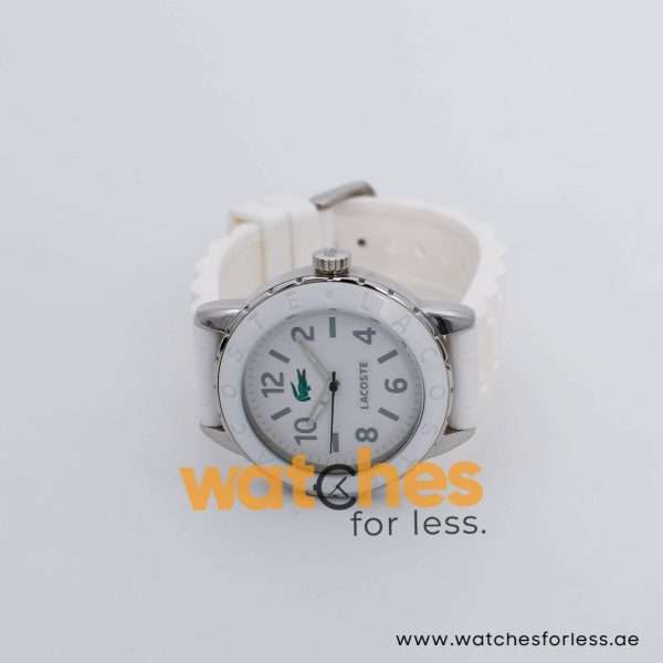 Lacoste Women’s Quartz White Silicone Strap White Dial 40mm Watch 2000689 UAE DUBAI AJMAN SHARJAH ABU DHABI RAS AL KHAIMA UMM UL QUWAIN ALAIN FUJAIRAH