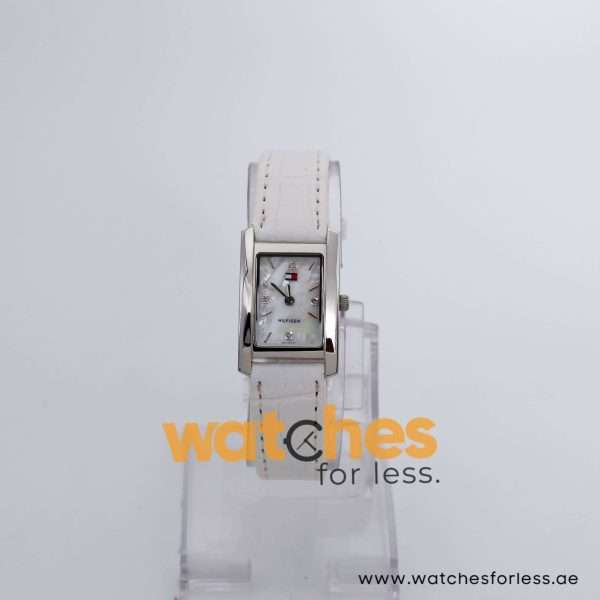 Tommy Hilfiger Women’s Quartz White Leather Strap Mother Of Pearl Dial 21mm Watch 17802356 UAE DUBAI AJMAN SHARJAH ABU DHABI RAS AL KHAIMA UMM UL QUWAIN ALAIN FUJAIRAH