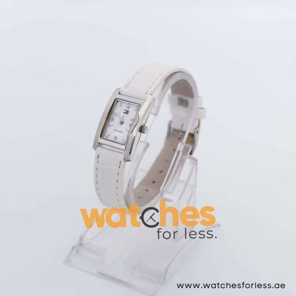 Tommy Hilfiger Women’s Quartz White Leather Strap Mother Of Pearl Dial 21mm Watch 17802356 UAE DUBAI AJMAN SHARJAH ABU DHABI RAS AL KHAIMA UMM UL QUWAIN ALAIN FUJAIRAH