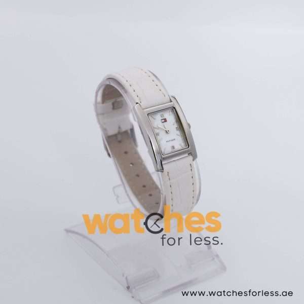 Tommy Hilfiger Women’s Quartz White Leather Strap Mother Of Pearl Dial 21mm Watch 17802356 UAE DUBAI AJMAN SHARJAH ABU DHABI RAS AL KHAIMA UMM UL QUWAIN ALAIN FUJAIRAH