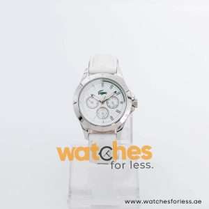 Lacoste Women’s Quartz White Leather Strap White Dial 38mm Watch 2000846 UAE DUBAI AJMAN SHARJAH ABU DHABI RAS AL KHAIMA UMM UL QUWAIN ALAIN FUJAIRAH