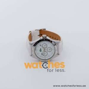 Lacoste Women’s Quartz White Leather Strap White Dial 38mm Watch 2000846 UAE DUBAI AJMAN SHARJAH ABU DHABI RAS AL KHAIMA UMM UL QUWAIN ALAIN FUJAIRAH