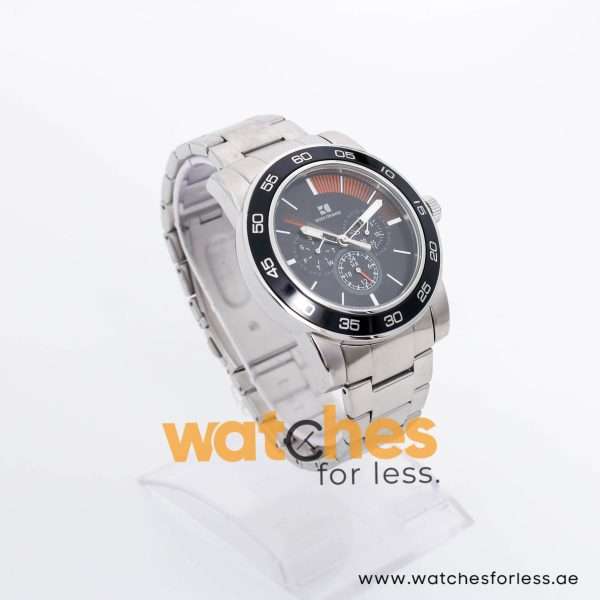 Hugo Boss Men’s Quartz Silver Stainless Steel Black Dial 46mm Watch 1512859 UAE DUBAI AJMAN SHARJAH ABU DHABI RAS AL KHAIMA UMM UL QUWAIN ALAIN FUJAIRAH