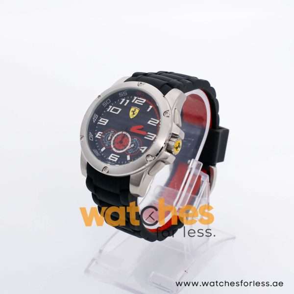 Ferrari Men’s Quartz Black Silicone Strap Black Dial 46mm Watch 830088 UAE DUBAI AJMAN SHARJAH ABU DHABI RAS AL KHAIMA UMM UL QUWAIN ALAIN FUJAIRAH