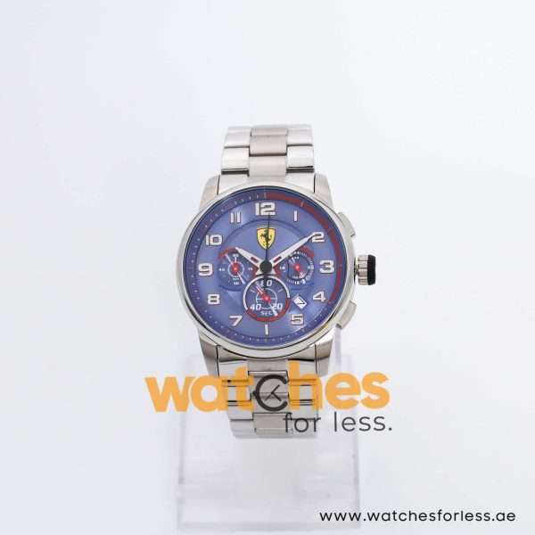 Ferrari Men’s Quartz Silver Stainless Steel Blue Dial 44mm Watch 830053 UAE DUBAI AJMAN SHARJAH ABU DHABI RAS AL KHAIMA UMM UL QUWAIN ALAIN FUJAIRAH