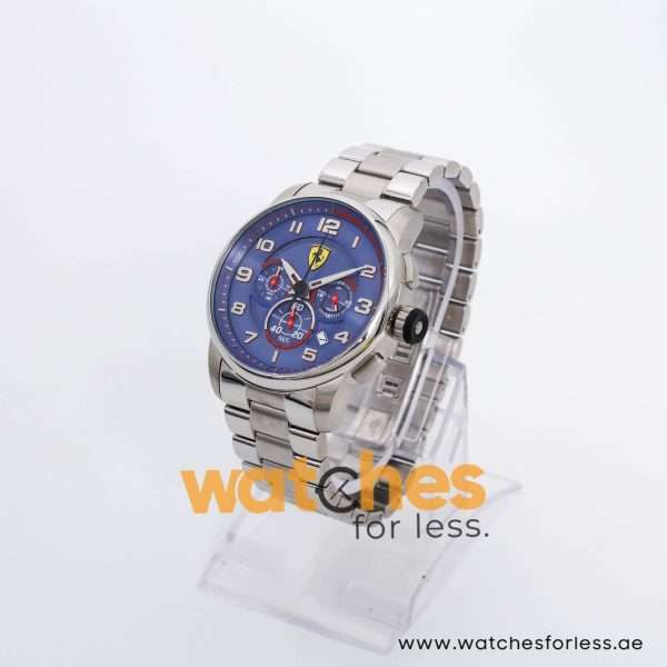 Ferrari Men’s Quartz Silver Stainless Steel Blue Dial 44mm Watch 830053 UAE DUBAI AJMAN SHARJAH ABU DHABI RAS AL KHAIMA UMM UL QUWAIN ALAIN FUJAIRAH