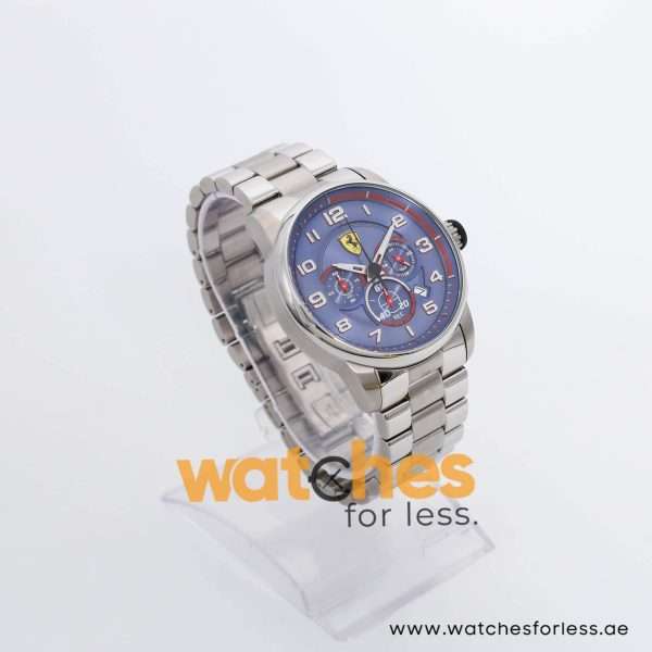 Ferrari Men’s Quartz Silver Stainless Steel Blue Dial 44mm Watch 830053 UAE DUBAI AJMAN SHARJAH ABU DHABI RAS AL KHAIMA UMM UL QUWAIN ALAIN FUJAIRAH