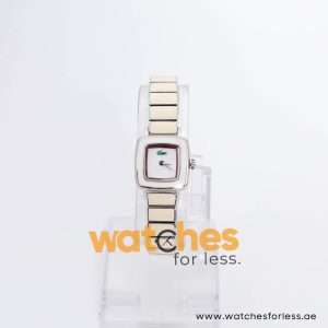 Lacoste Women’s Quartz Cream Stainless Steel White Dial 22mm Watch 2000319 UAE DUBAI AJMAN SHARJAH ABU DHABI RAS AL KHAIMA UMM UL QUWAIN ALAIN FUJAIRAH