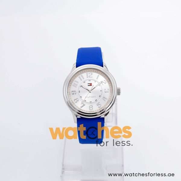 Tommy Hilfiger Women’s Quartz Blue Silicone Strap Silver Dial 40mm Watch 1781285 UAE DUBAI AJMAN SHARJAH ABU DHABI RAS AL KHAIMA UMM UL QUWAIN ALAIN FUJAIRAH