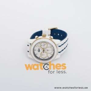 Lacoste Women’s Quartz White & Blue Silicone Strap White Dial 40mm Watch 2000845 DUBAI AJMAN SHARJAH ABU DHABI RAS AL KHAIMA UMM UL QUWAIN ALAIN FUJAIRAH