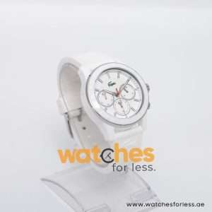 Lacoste Women’s Quartz White Silicone Strap White Dial 40mm Watch 2000800 DUBAI AJMAN SHARJAH ABU DHABI RAS AL KHAIMA UMM UL QUWAIN ALAIN FUJAIRAH