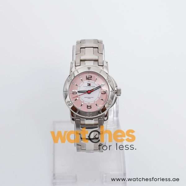 Tommy Hilfiger Women’s Quartz Silver Stainless Steel Pink & White Dial 32mm Watch 17802396 UAE DUBAI AJMAN SHARJAH ABU DHABI RAS AL KHAIMA UMM UL QUWAIN ALAIN FUJAIRAH