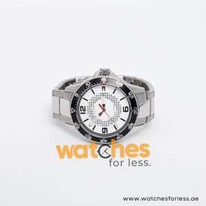 Tommy Hilfiger Men’s Quartz Silver Stainless Steel White Dial 46mm Watch 1790838 UAE DUBAI AJMAN SHARJAH ABU DHABI RAS AL KHAIMA UMM UL QUWAIN ALAIN FUJAIRAH
