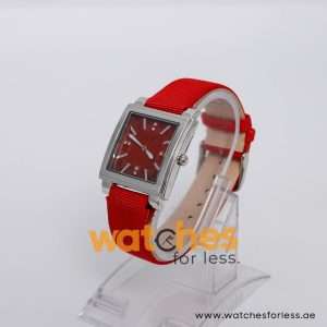 Elle Women’s Quartz Red Nylon Strap Red Dial 32mm Watch 20027S03C/2 UAE DUBAI AJMAN SHARJAH ABU DHABI RAS AL KHAIMA UMM UL QUWAIN ALAIN FUJAIRAH