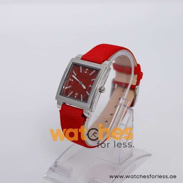 Elle Women’s Quartz Red Nylon Strap Red Dial 32mm Watch 20027S03C/2 UAE DUBAI AJMAN SHARJAH ABU DHABI RAS AL KHAIMA UMM UL QUWAIN ALAIN FUJAIRAH