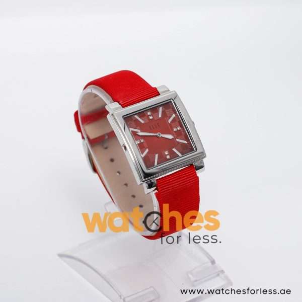 Elle Women’s Quartz Red Nylon Strap Red Dial 32mm Watch 20027S03C/2 UAE DUBAI AJMAN SHARJAH ABU DHABI RAS AL KHAIMA UMM UL QUWAIN ALAIN FUJAIRAH